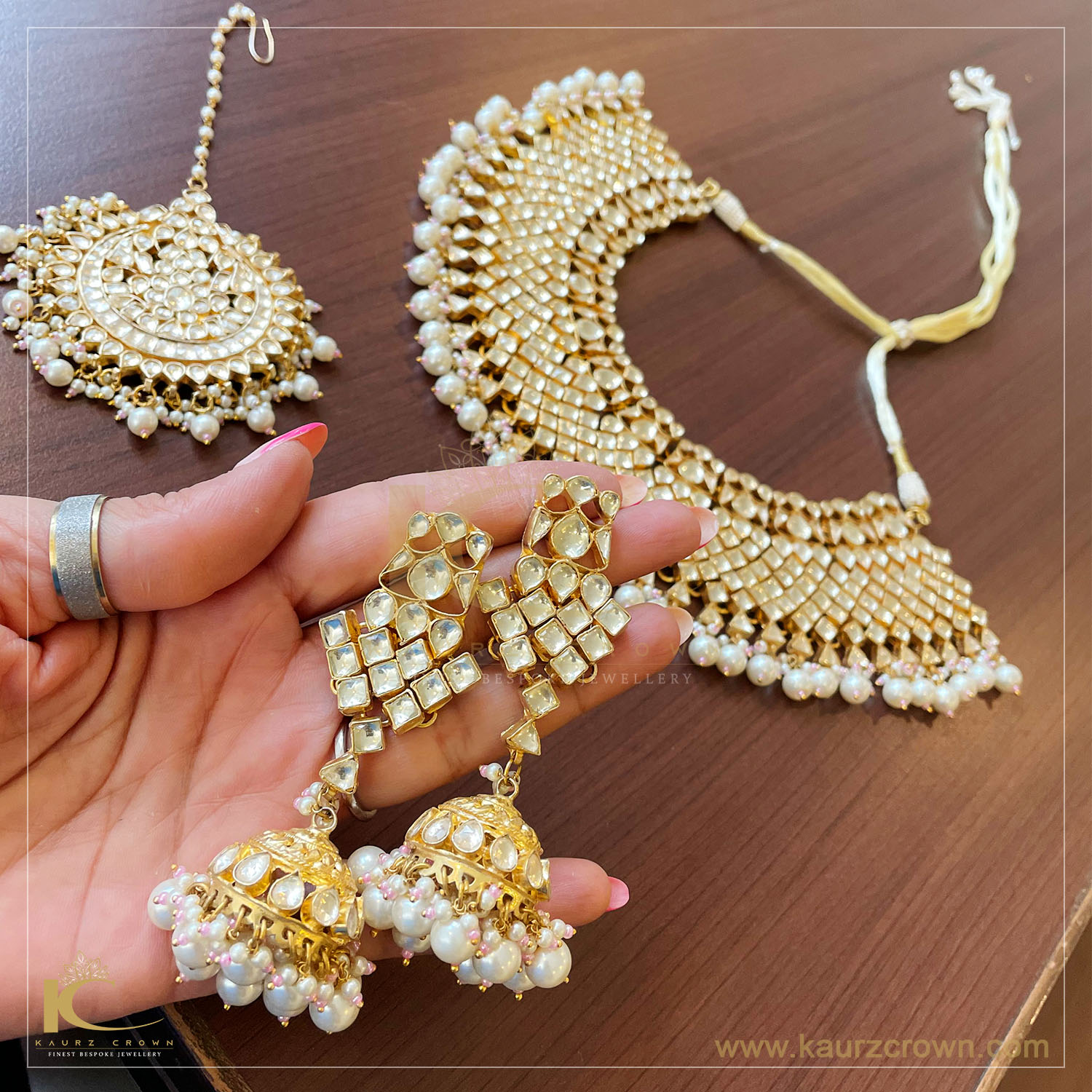 Jannat Necklace and Earings , Gold Jewellery , punjabi jewellery , jannat