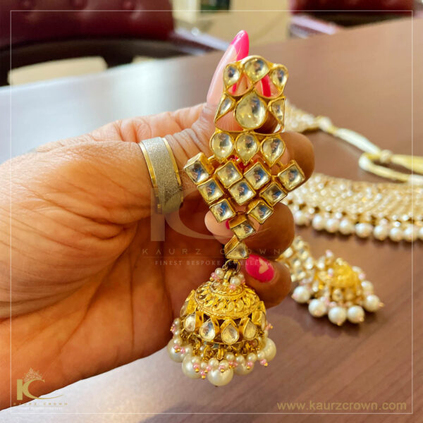 Jannat Necklace and Earings , Gold Jewellery , punjabi jewellery , jannat
