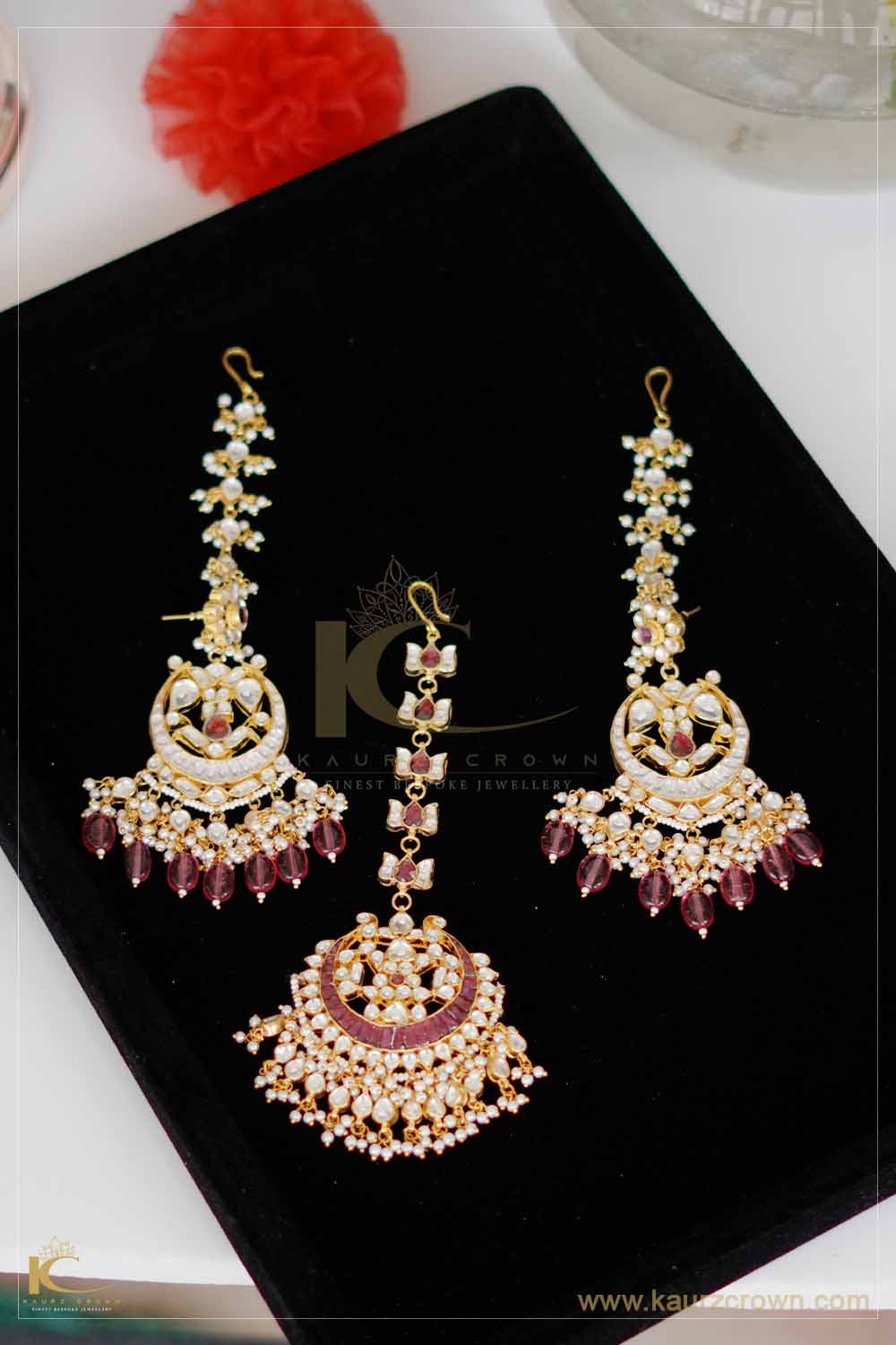 Reshma Earrings with Tikka