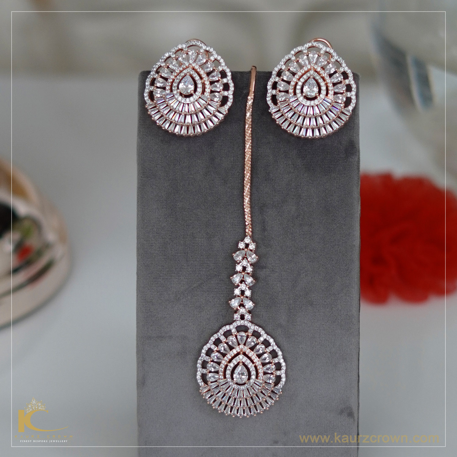 Alisha Earrings Tikka Set