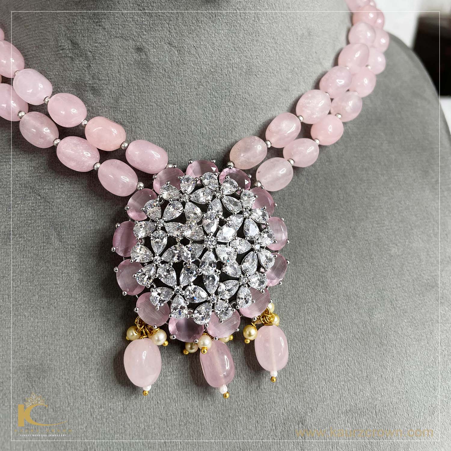 Dazzle Pink Necklace Set