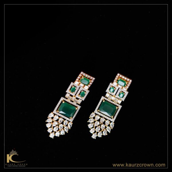 Isabella Green Emerald Earrings