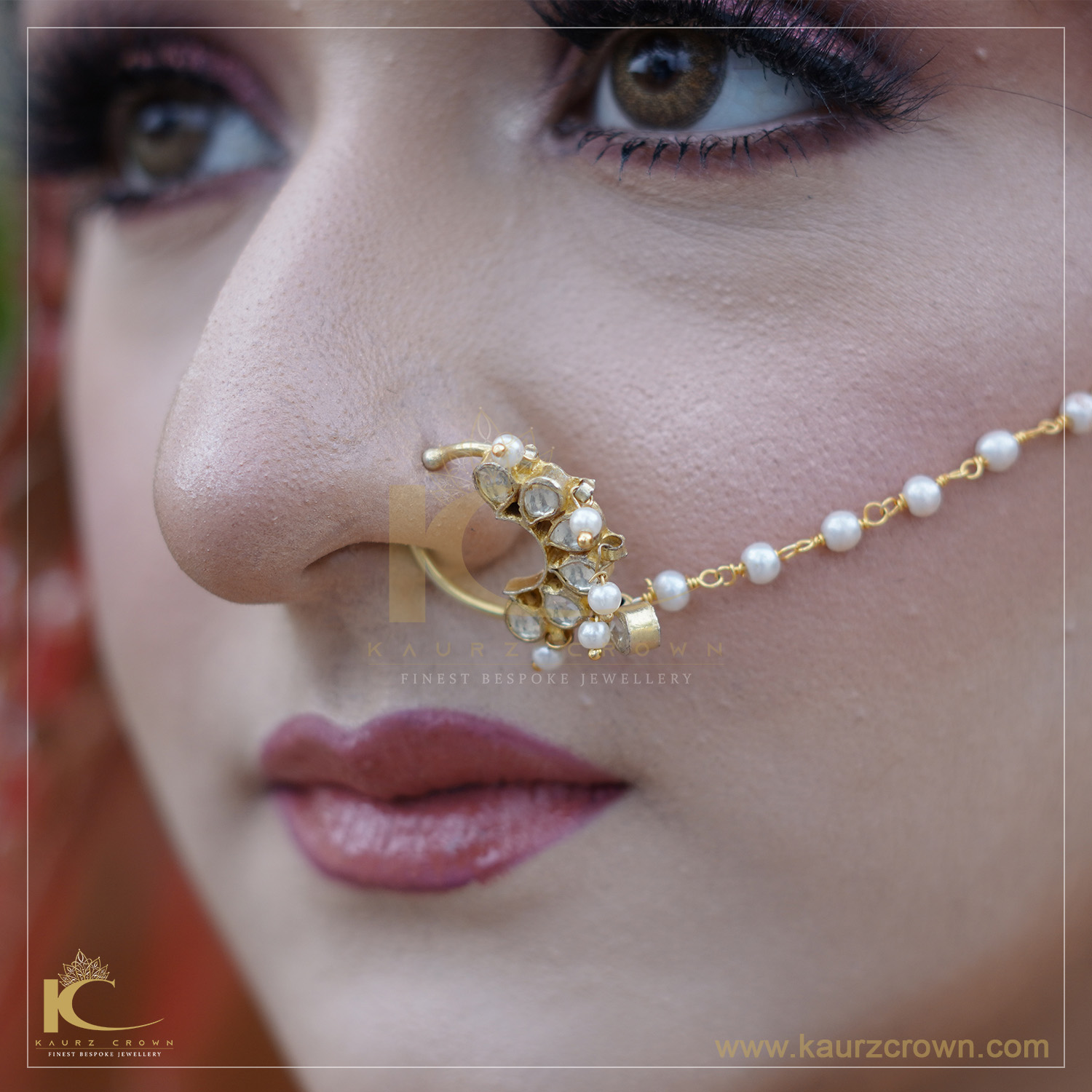 Surakh nose ring , Nose Ring , Surakh , Punjabi jewellery