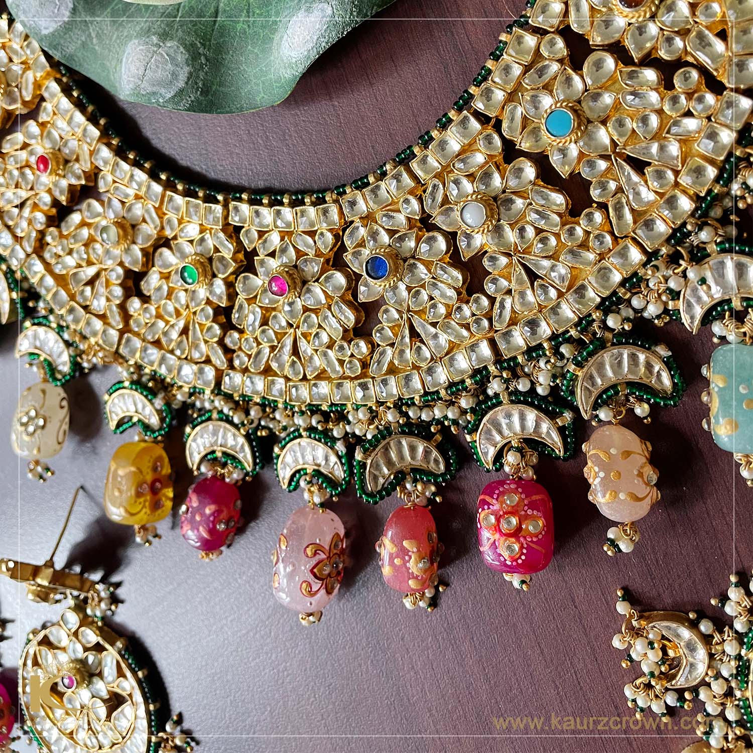 Mehzabeen Kundan Necklace Set