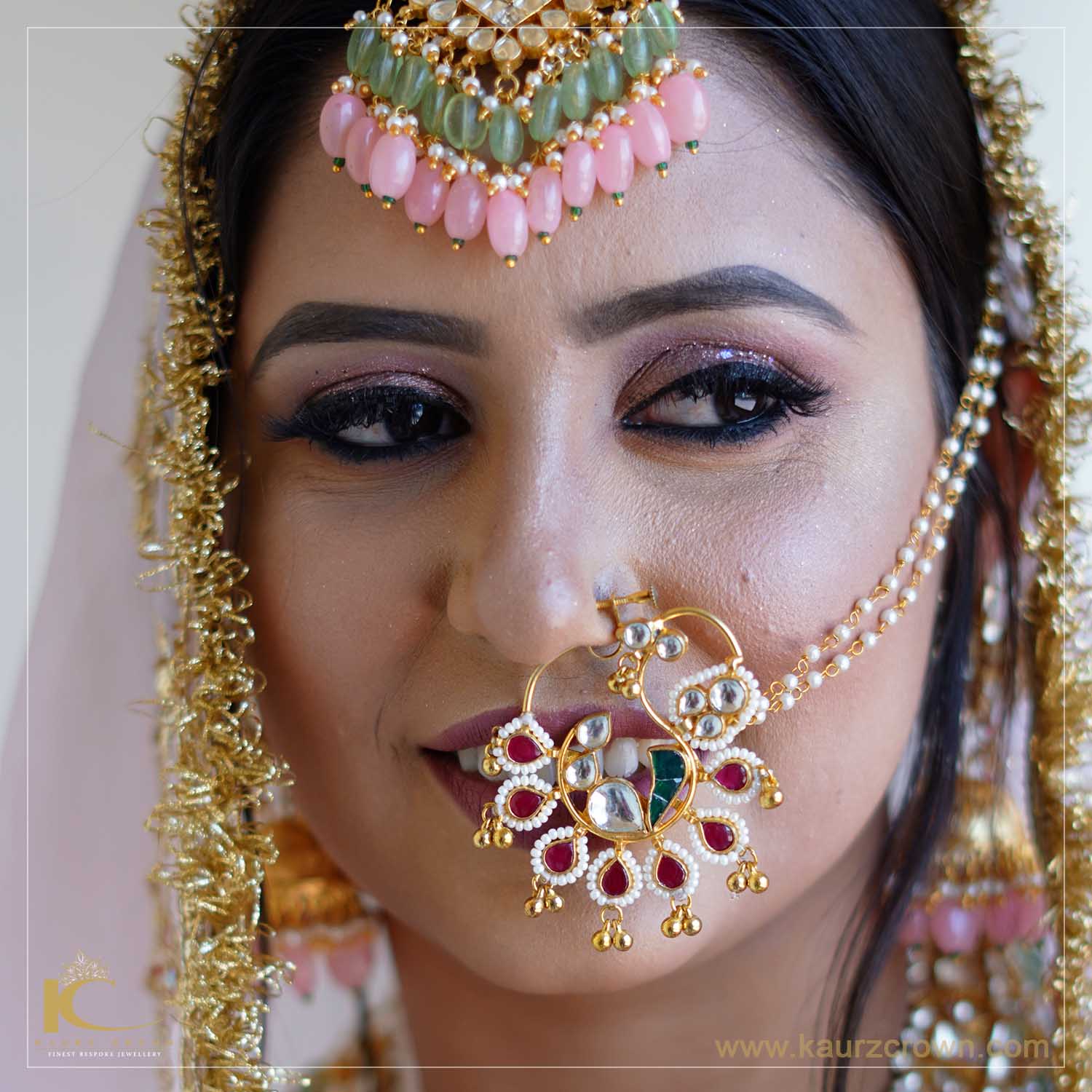 Simple yet Elegant Nath-Nose Ring For Bride, Nath Jewelry Set, Bridal Nath  Without Piercing, Kundan Nath Design, Jadau Nath Designs, Nose Pin| Ishhaara