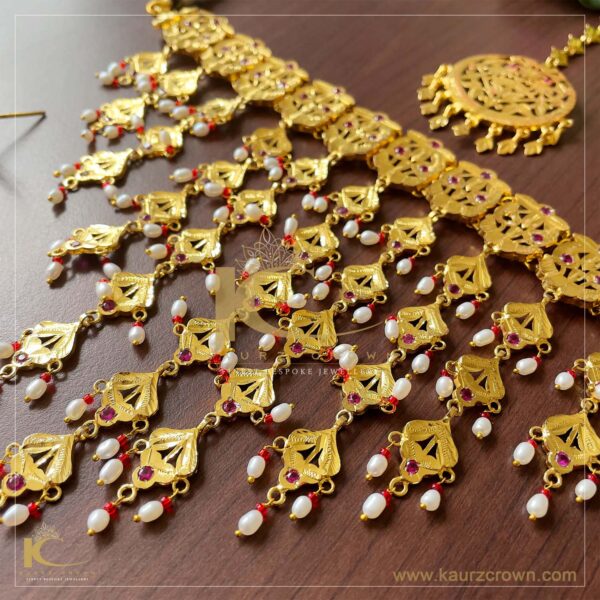 Riwayati Traditional Gold Plated Choker Set