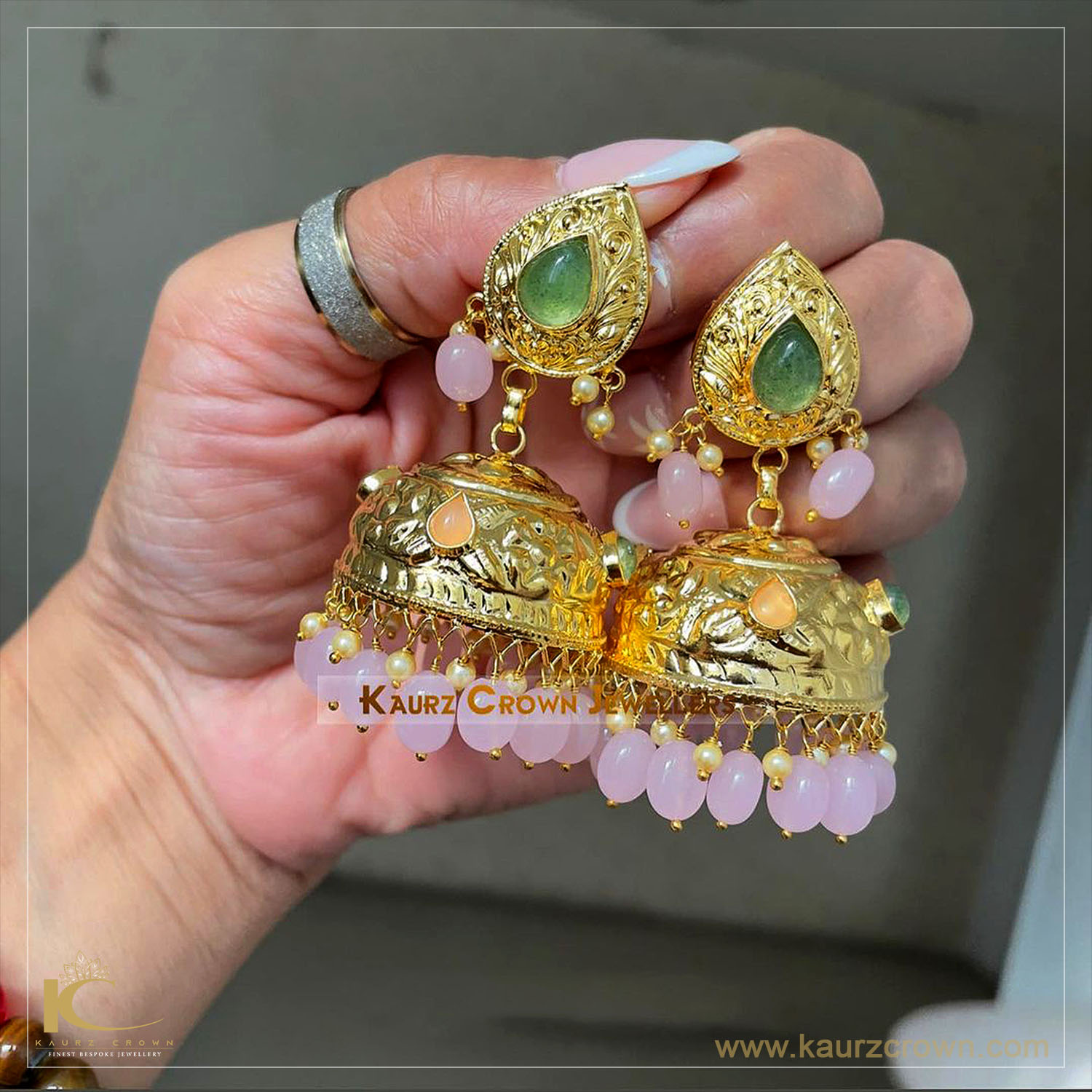 Shaukeen Traditional Gold Plated Jhumki (Earrings)