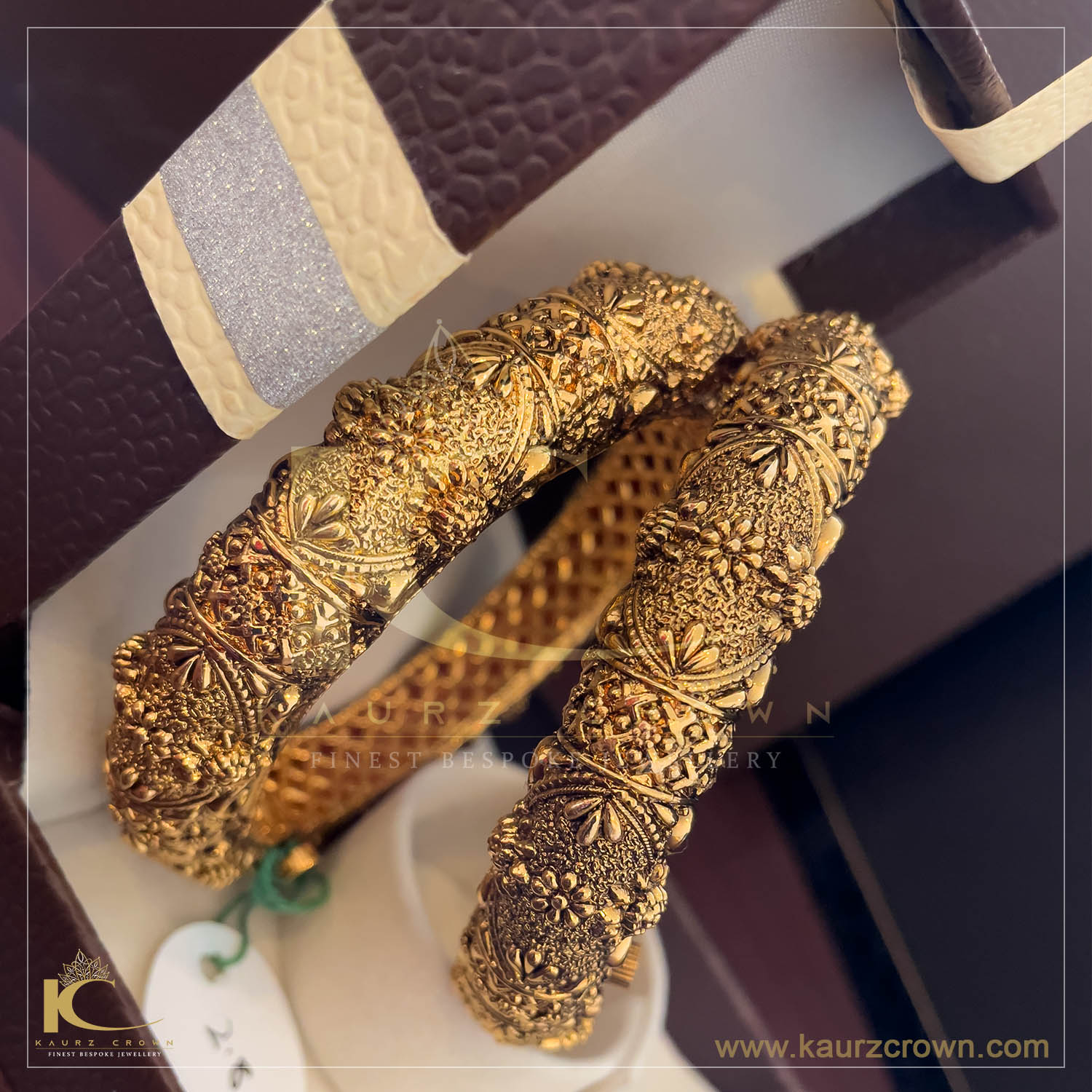 Virsa Traditional Antique Gold Plated Bangles
