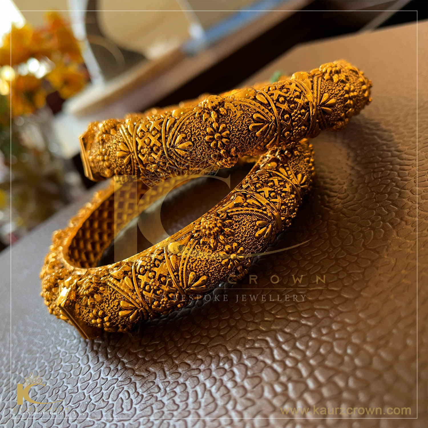 Virsa Traditional Antique Gold Plated Bangles