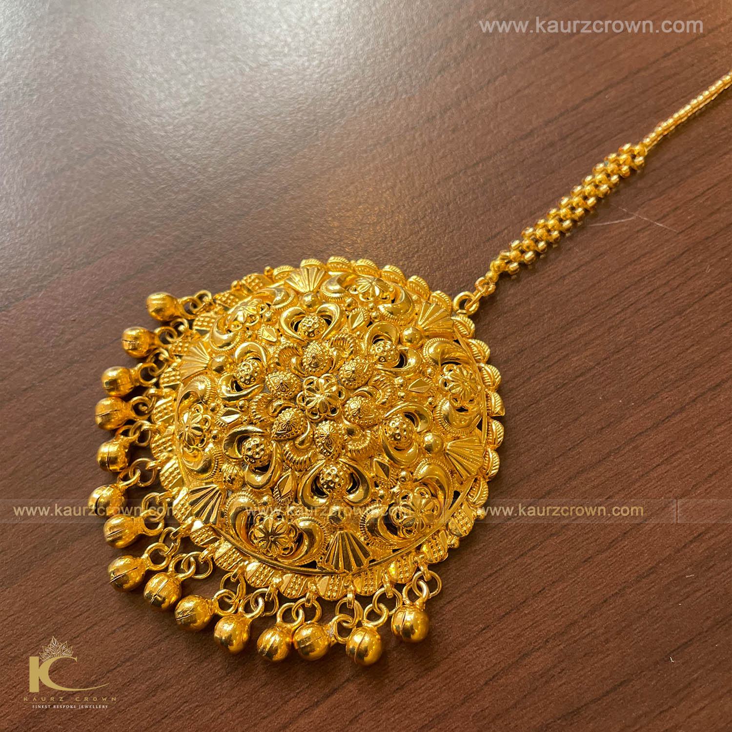 Raunak Traditional Antique Gold Plated Tikka , Tikka , Raunak , Gold Plated , Jewellery , Gold Jewellery