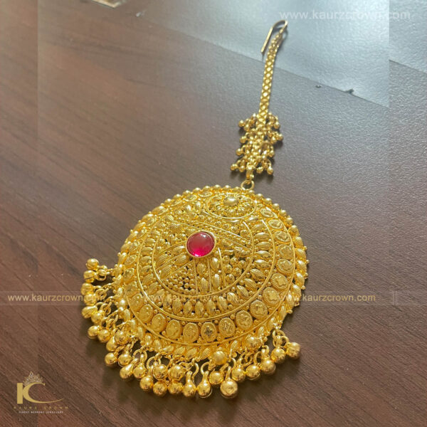 Aafreen-Traditional-Gold-Plated-Tikka- , Tikka , Aafreen , Gold Plated , punjabi jewellery