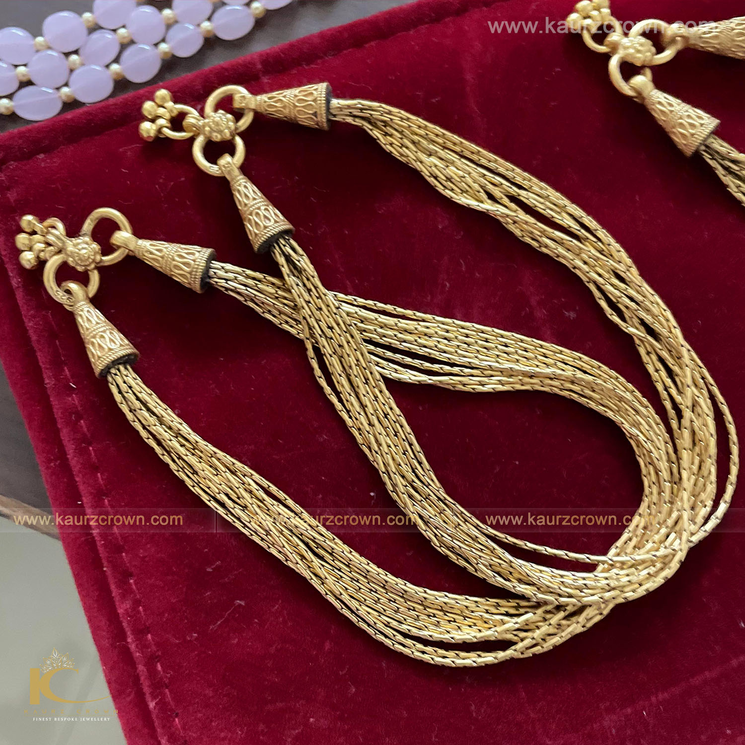 Haseena Traditional Antique Gold Plated Payal (Anklets) , payal , haseena , gold plated , kaurz crown , jewellery