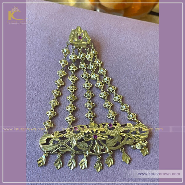 Jeeto Riwayati Gold Plated Passa (Jhumar) , kaurz crown , punjabi jewellery , gold plated , passa