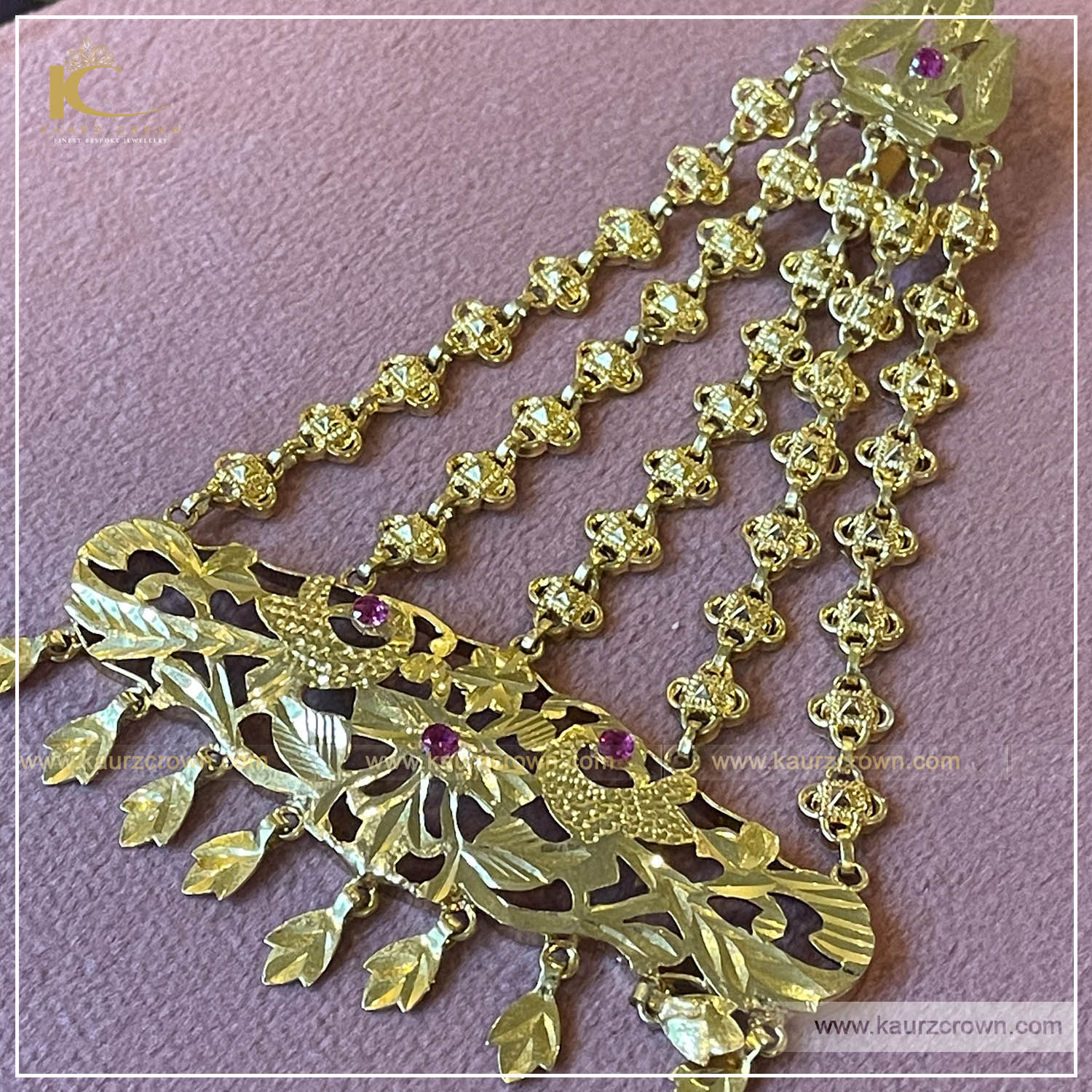 Jeeto Riwayati Gold Plated Passa (Jhumar) , kaurz crown , punjabi jewellery , gold plated , passa