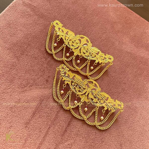 Mayuri Traditional Gold Plated Hair Pins 