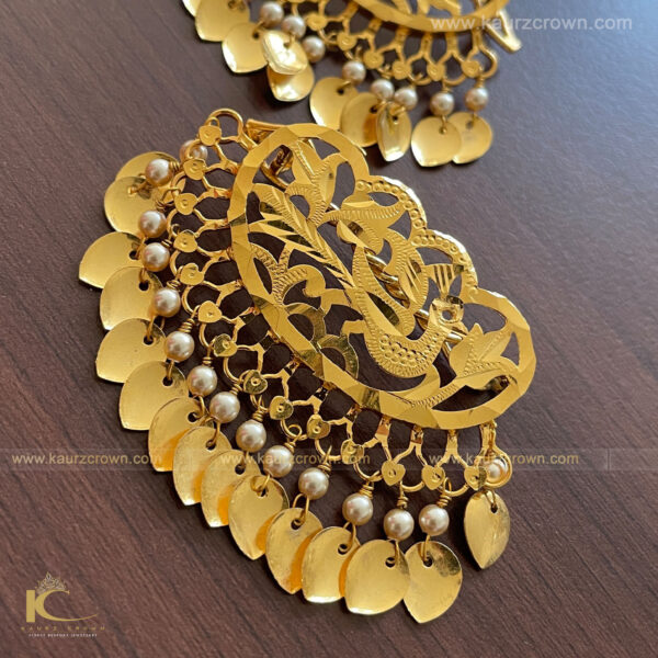 Morni Traditional Gold Plated Hair Pins , Morni , Gold plated , hair pains , kaurz crown , jewellery