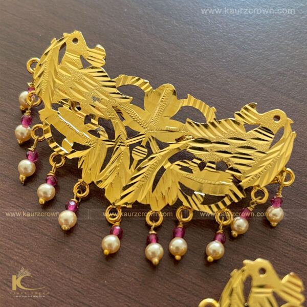Riwayati Traditional Gold Plated Hair Pins ,Riwayati , gold plated , hair pins , punjabi jewellery , kaurz crown , jewellery , traditional jewellery