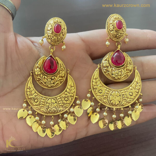 Buy The Opal Factory Rajasthani Gold Plated Traditional Earring, Maang Tikka  Set in Kundan, Pearl Work for Women and Girls (Off White, Gold) Online at  Best Prices in India - JioMart.