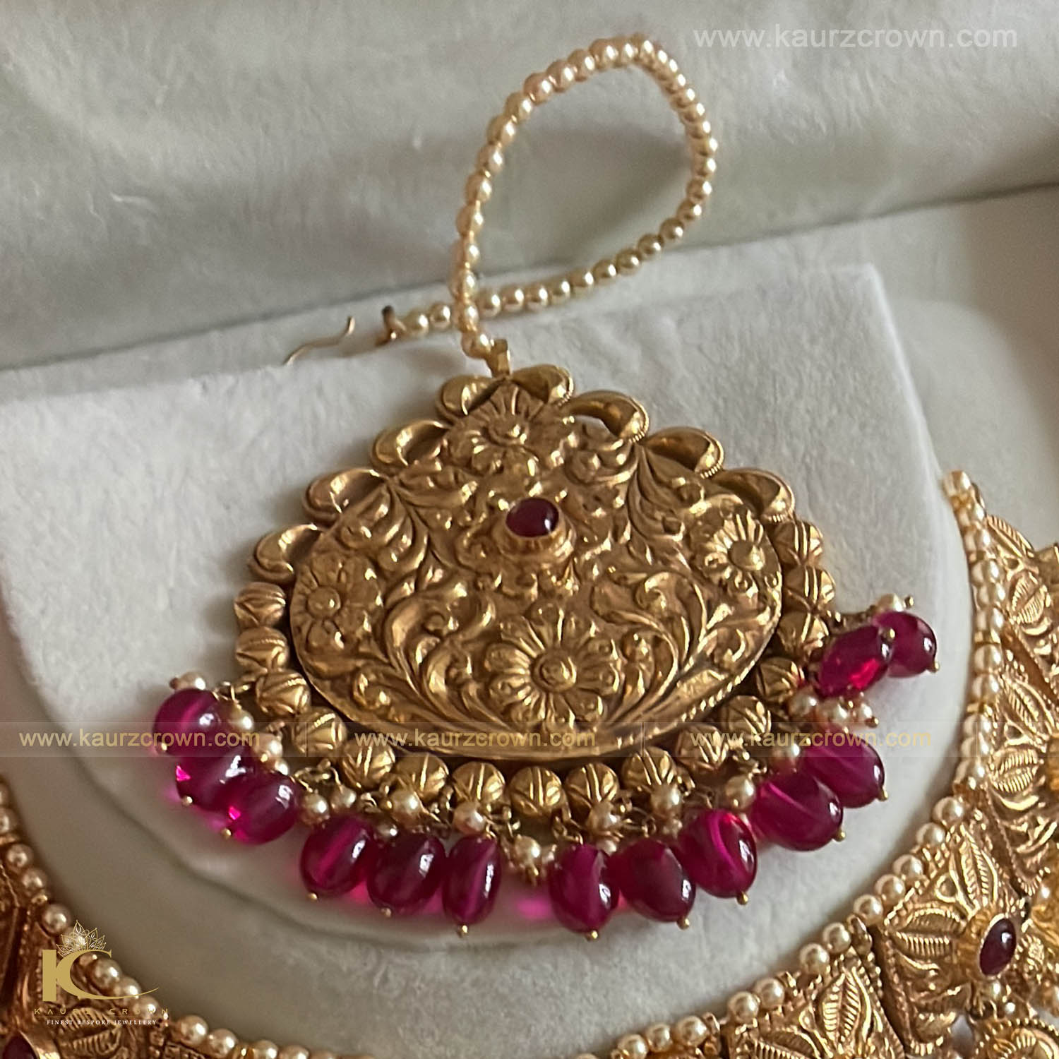 Dilshan Traditional Antique Gold Plated Tikka , Tikka ,Gold Plated , Dilshan , punajbi tikka , punjabi jewellery
