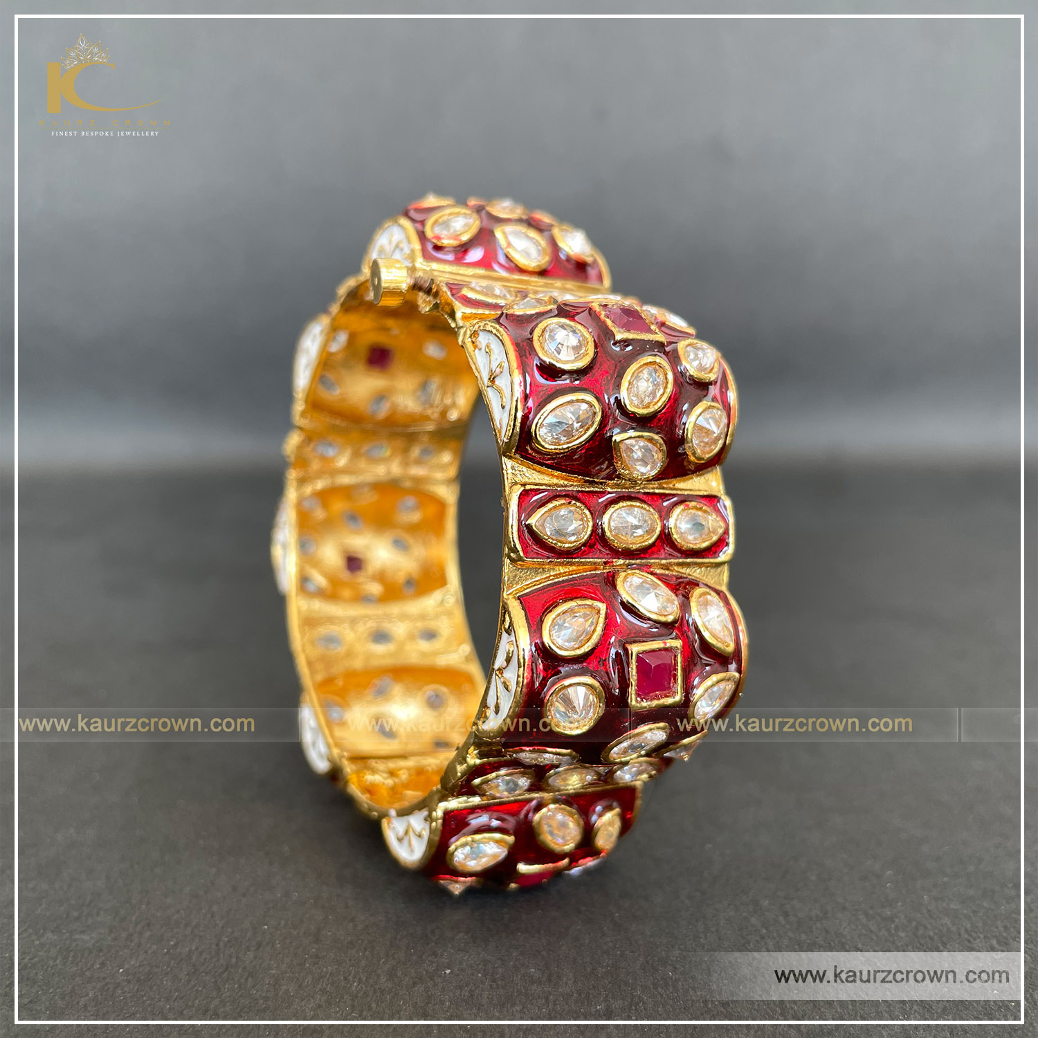 Husan Traditional Gold Plated Bangles , Gold Plated , bangles , Husan , kaurz crown , punjabi jewellery