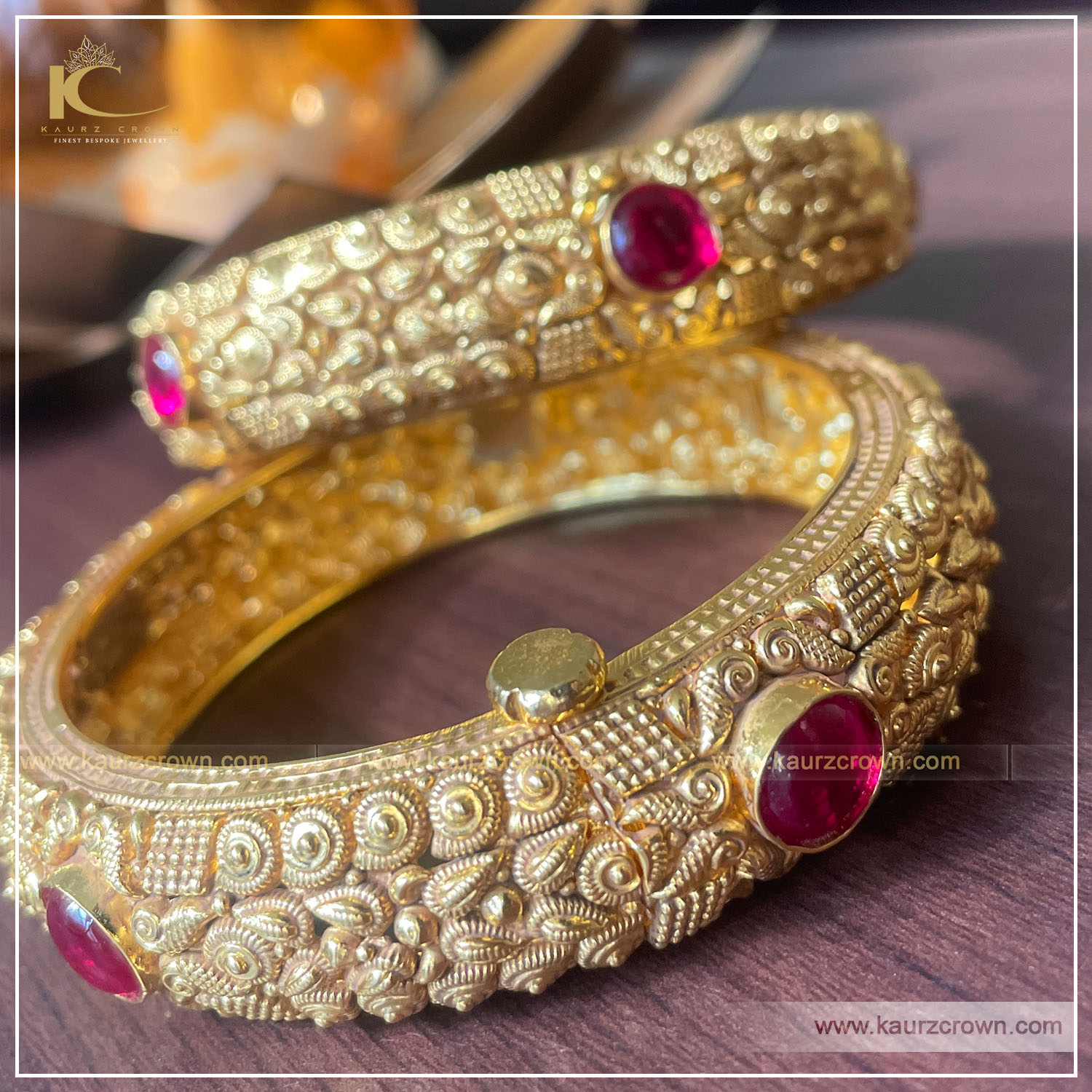 Qyamat Traditional Gold Plated Bangles , kaurz crown , punjabi jewellery , gold plated , qyamat , traditional , bangles ,