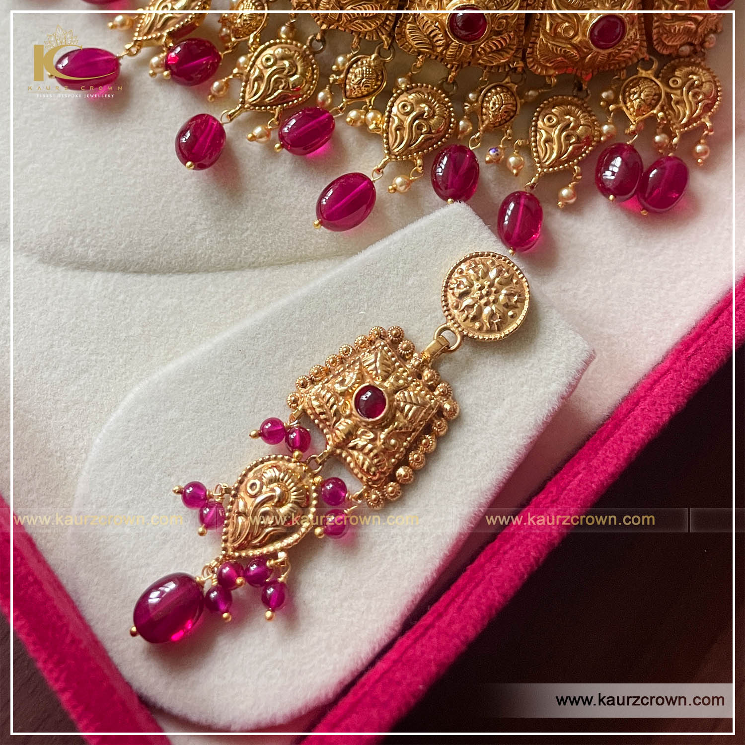 Effy Ruby Royale 14K Yellow Gold Ruby and Diamond Necklace – effyjewelry.com