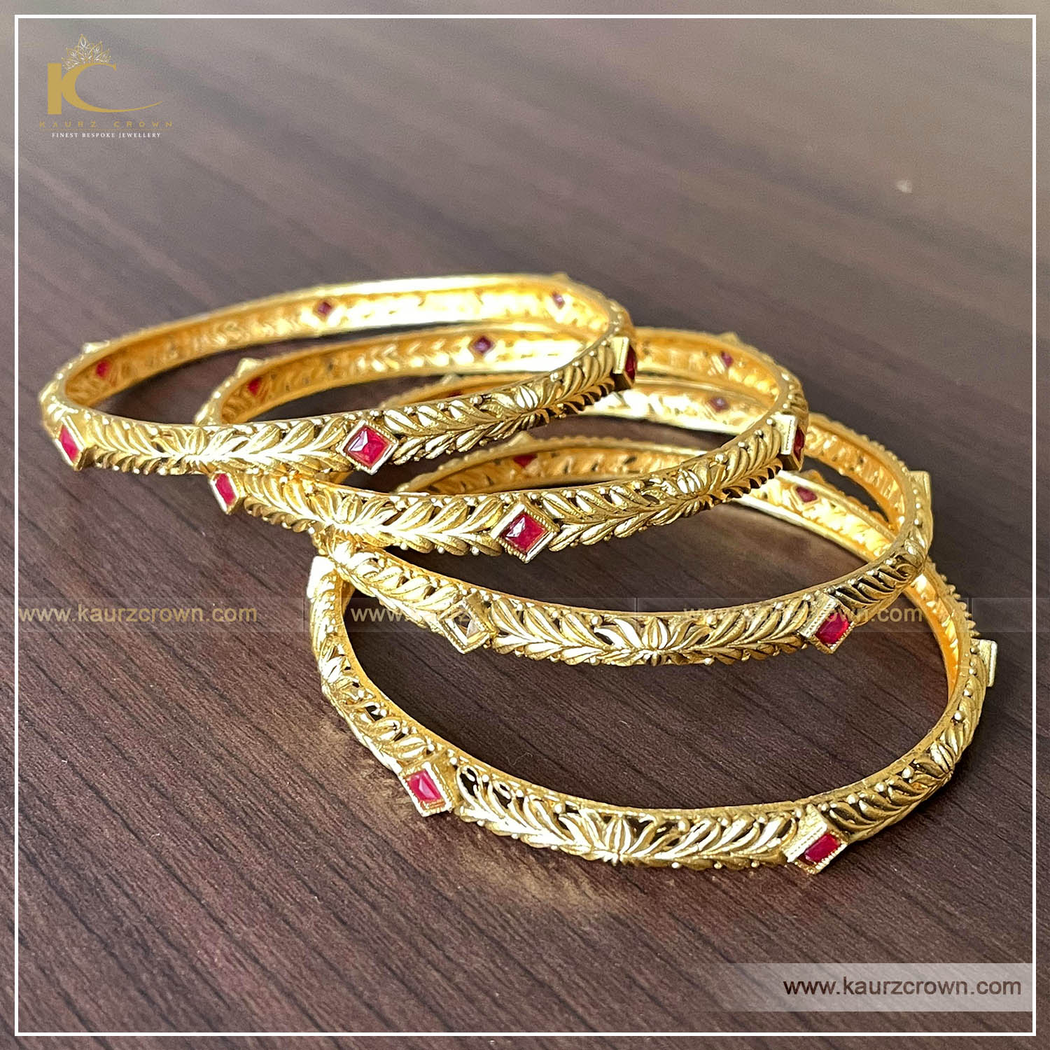Zoha Traditional Gold Plated Bangles , kaurz crown , punjabi jewellery , online jewellery store , gold plated