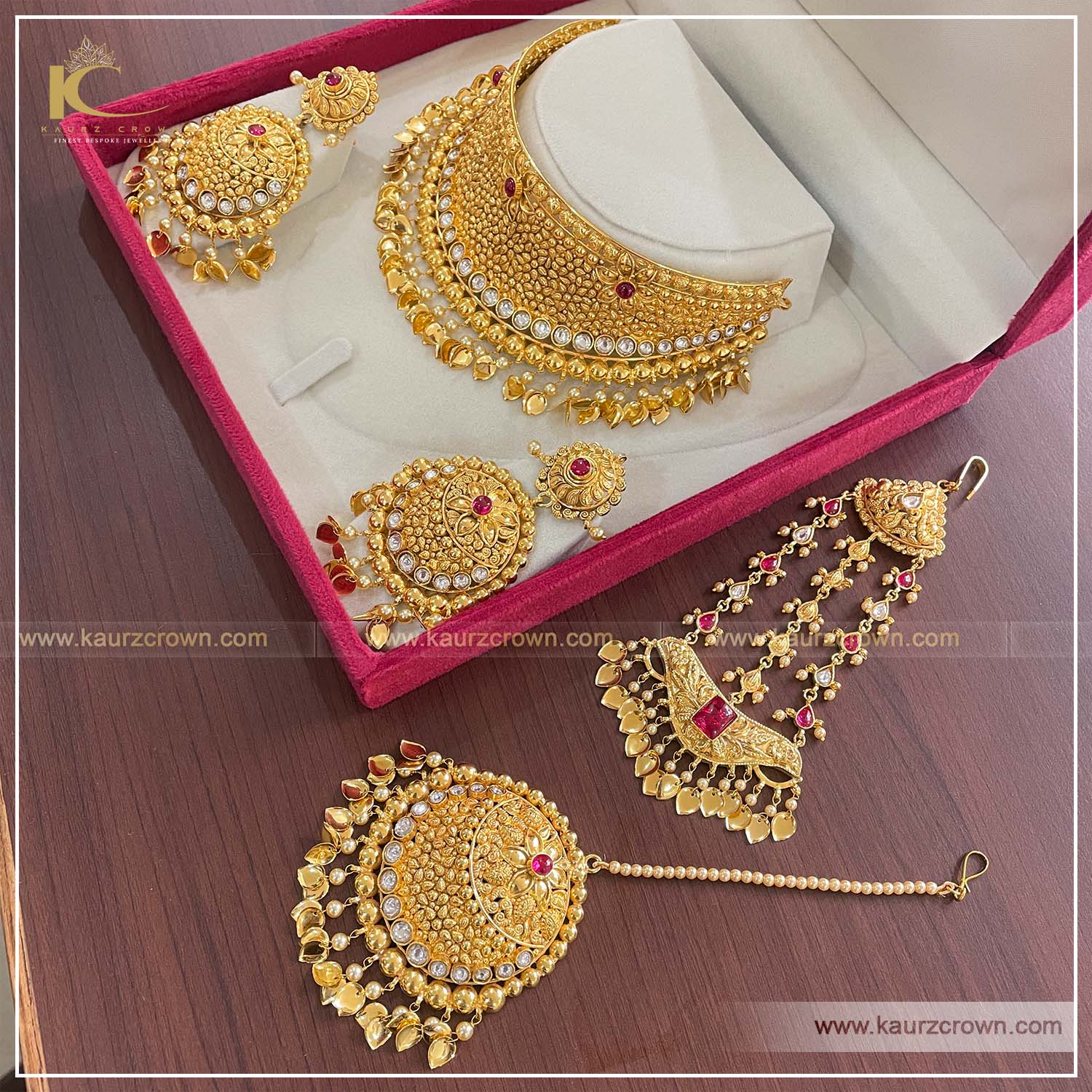 Antique Lakshmi gold like necklace – House of Jhumkas