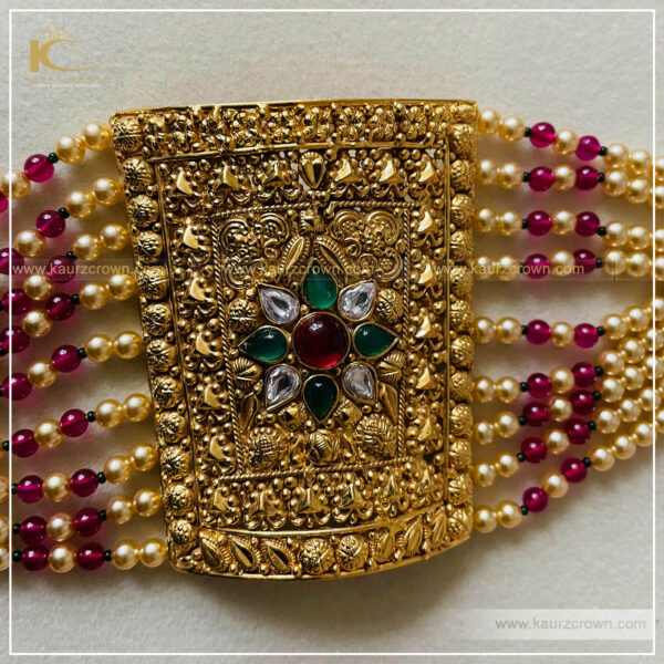 Buy Navratan Gold Plated Jadau Pearl Jewellery Sets for Women Online at  Silvermerc | SBN5HI_52 – Silvermerc Designs