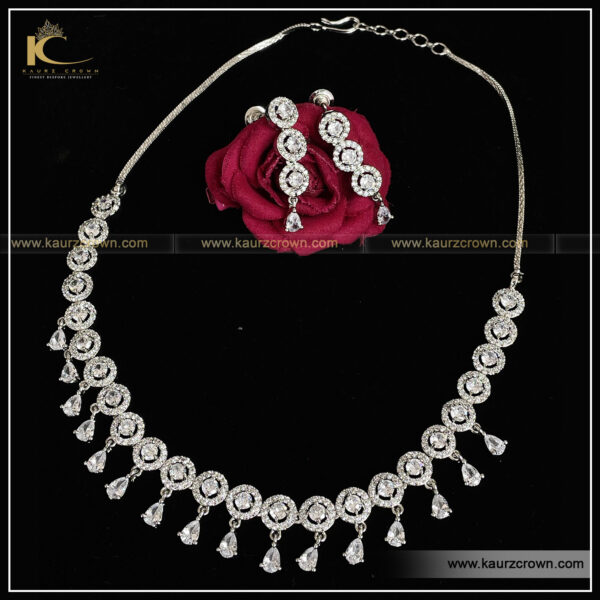 Numaish Necklace Set , American Diamond jewellery , online jewellery store , kaurz crown jewellery , online store