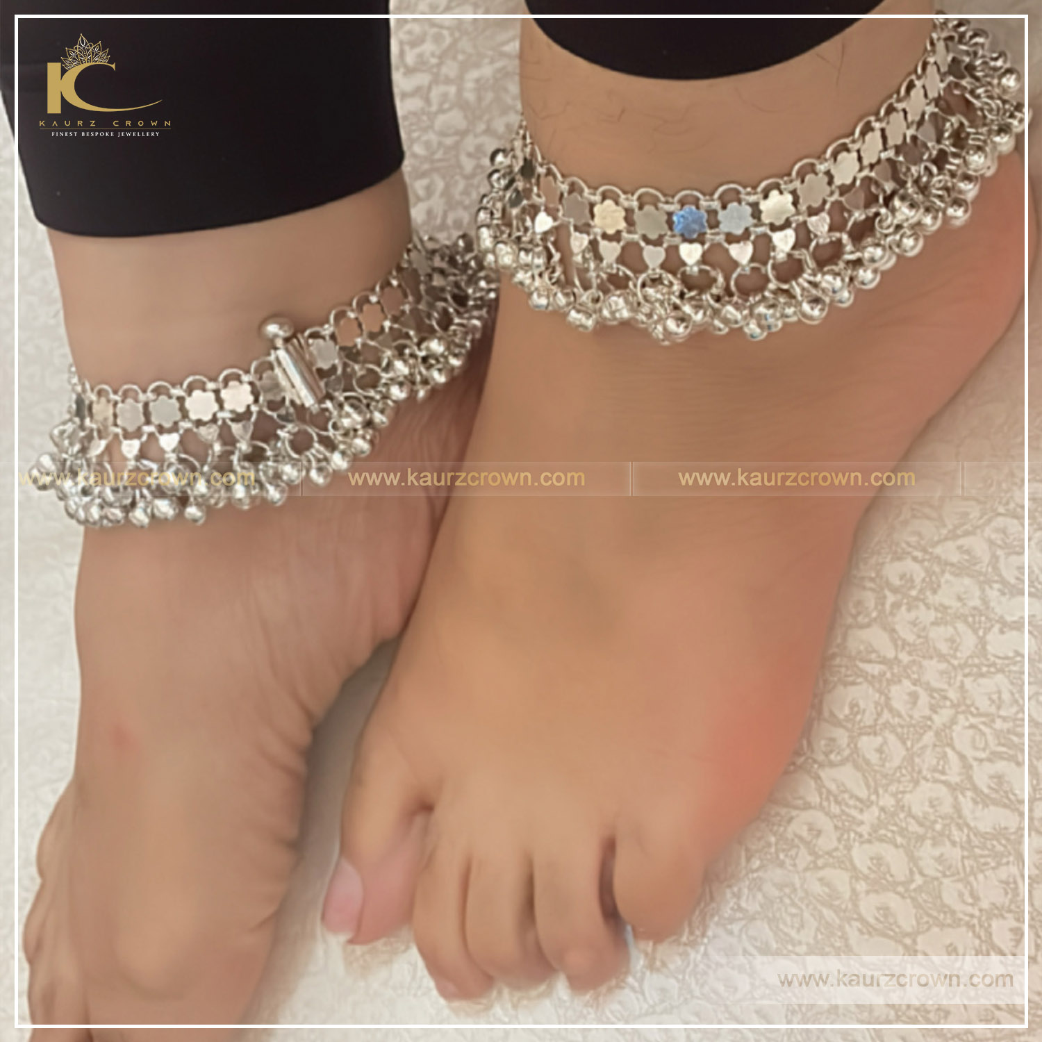 Risham Anklet , kaurz crown jewellery , online jewellery store , online shop