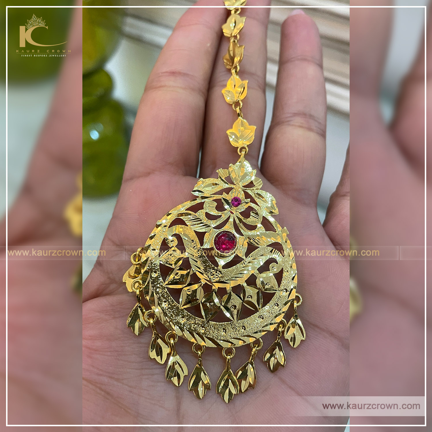 Rutba Traditional Antique Gold Plated Rani Haar , kaurz crown jewellery , online jewellery store , rutba ranni haar rutba jewellery set