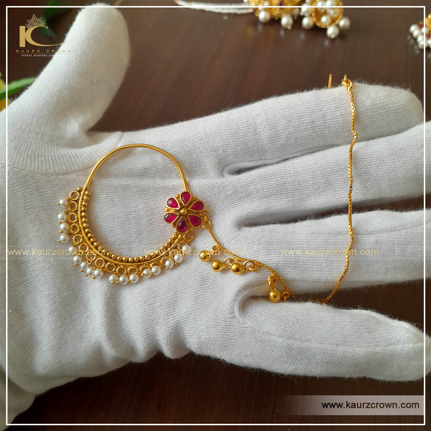 Paakizah Traditional Antique Gold Plated Bridal Necklace Set , kaurz crown jewellery , paakizah choker set , online jewellery store , online jewellery shop