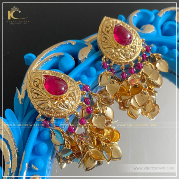 Tibetan 24k Gold Pendant Set and Ring – Sarafa Bazar India